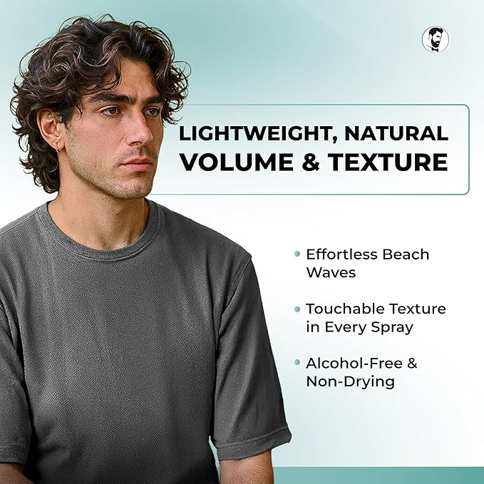 Gentlemen Republic Sea Salt Spray for Men & Women – Hair Texturizing Spray with Dead Sea Salt, Vitamin E & Kelp – Adds Volume & Texture – Lightweight Texturizing for Hair Men – 8 oz