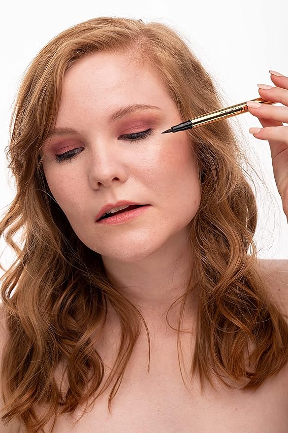 Waterproof Eyeliner - Smudge-Proof Liquid Eyeliner Pen with Precision Tip for Smooth, Long-Lasting Application - Vegan, Hypoallergenic & Gluten-Free Eye Liner - 2mL Shimmer Royal Purple