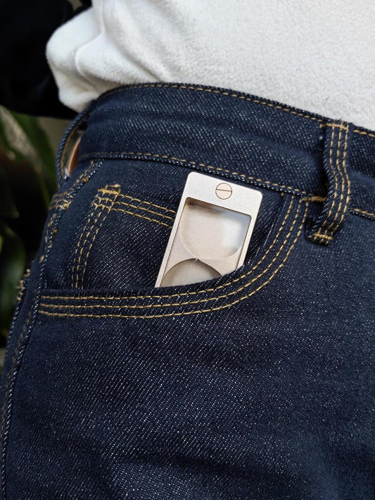 Professional Pill Cutter and Splitter - Precision Aluminum Slicer for Small Large and Tiny Tablets Best Cortador for Accurate Medicine and Vitamin Dosing Ideal Tablet Splitters for Pastillas (Gold)