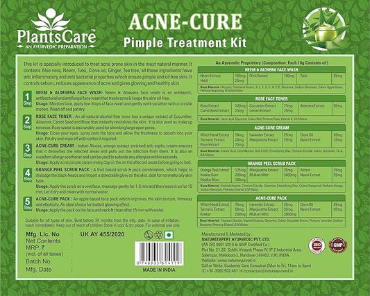 Plants Care Acne cure pimple treatment kit 140+165ml