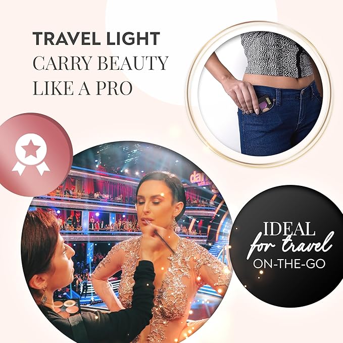 Mini Magnetic Makeup Palette, Empty Magnetic Palette, Universal Magnet makeup palette for Eyeshadows, Powders, Customizable Beauty Organizer with Clear Window