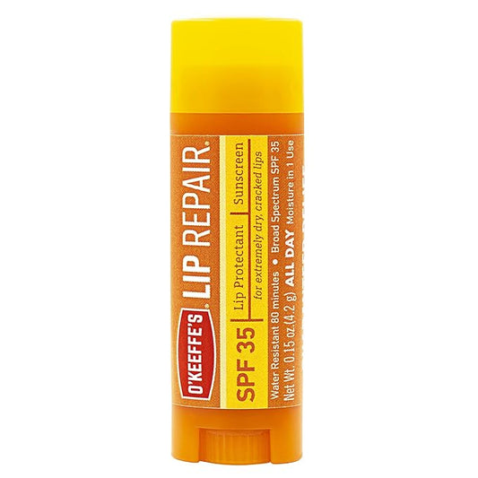 O'Keeffe's Lip Repair SPF 35 Lip Balm Stick, (Pack of 2)
