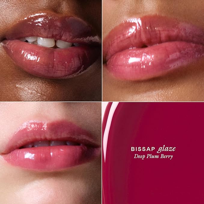 EADEM Le Chouchou Lip Softening Balm, Lip Gloss for Women, Lip Plumper & Lip Mask, Overnight Hydrating & Moisturizing Luxury Lip Balm, 0.5 oz, Bissap Glaze