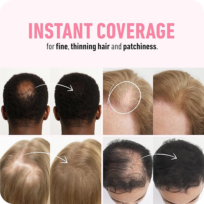 BOLDIFY Hair Fibers (12.5g) - Fill In Thinning and Fine Hair for an Instantly Fuller, Thicker Look - 14 Shades for Women & Men - Light Blonde