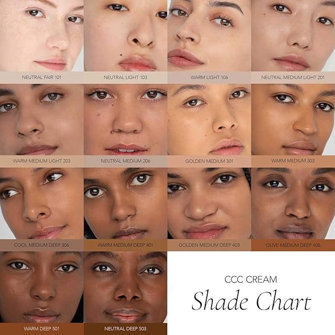 CLE Cosmetics CCC Cream (Neutral Fair 101 / SPF 50) - Color Correcting CC Cream with Sunscreen - Lightweight, Hydrating, Light to Medium Coverage Foundation - BB & CC Cream Hybrid - 1 fl oz