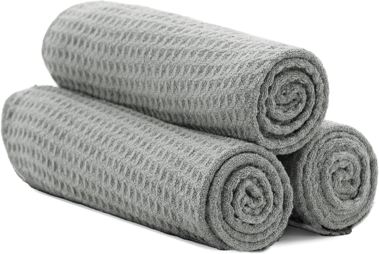 S&T INC. Microfiber Gym Towels, Yoga Towel for Home and Gym Bag, 16 Inch x 27 Inch, 3 Pack