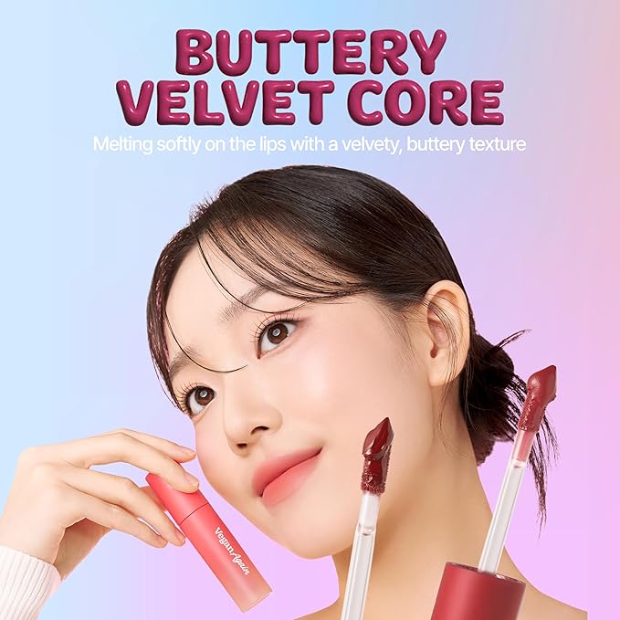 Touch in Sol Vegan Again Blur Core Lip Tint(#Nutty Nudie) - Long Lasting, High Pigment Velvet Matte Lip Stain – Lightweight Smooth Blur Finish