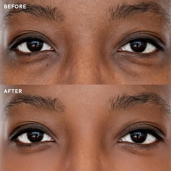 Winky Lux Peeper Perfect Under Eye Concealer, Makeup & Eye Brightener, Full Coverage Concealer for Dark Circles, Color Corrector & Eye Primer, With Collagen, Hyaluronic Acid & Vitamin E (Deep Plus)