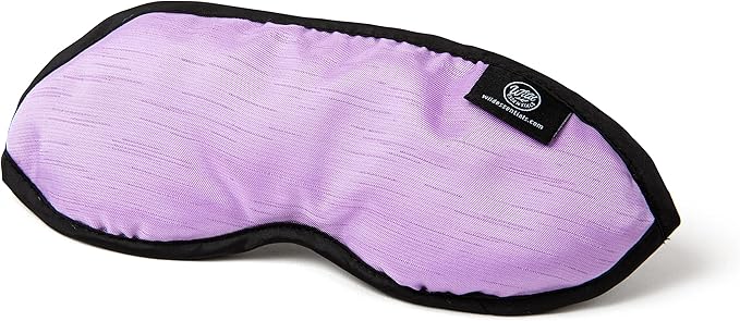Wild Essentials Infusion Sleep Mask Infused with French Lavender, Includes resealable Pouch to Keep Fresh, Nose Bridge to Block Light Below Eyes, Aromatherapy, Calming, Relaxing, Purple