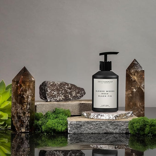 ENVIRONMENT Inspired by 5-Star Hotels EDT Lotion, 300ml Luxury Scented Lotion (Blonde Woods | Rose | Black Fig) Bathroom Luxury, Men & Women High-End Body Lotion, Hand Cream, Dry Skin Treatment