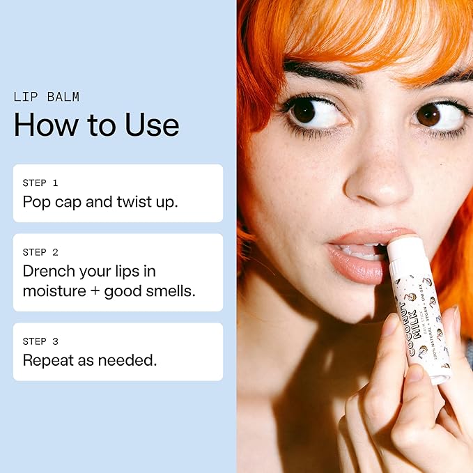 DedCool Lip Balm Stick (Marshmallow) Jumbo, Vegan, Flavored, Coconut Oil Lip Balm, Long Lasting, Moisturization, Hydrates Dry & Chapped Lips, Vegan, Natural, Clean, Non-Toxic, Fragrance For All