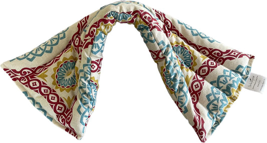 Microwavable Heating Pad for Back Pain, Cramps, Arthritis Relief, Heat Pad with Moist Heat Therapy - Hot Heated Pad Flaxseed, Cherry Pit, Herbs Comforting Aromatherapy, Made in USA, Large