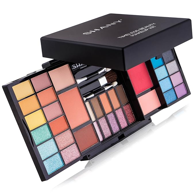 SHANY Timeless Beauty Makeup Kit - 36 Eye Shadow colors, 6 Blushes, Mini Mascara, and Applicators
