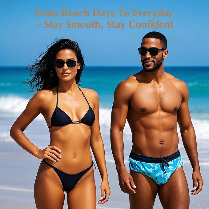 Electric Bikini Trimmer for Women - 5 in 1 Rechargeable Electric Razors for Women, IPX7 Waterproof Pubic Hair Trimmer, Painless Womens Body Shaver, Facial Razor & Nose Hair Shaver, Black