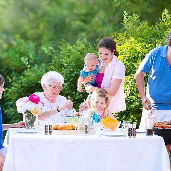 Demissle 50 Pcs Baby Shower Lip Balm Gift Set with 100 Pcs Organza Bags Baby Shower Party Favor for Guest Thank You Tag Rope Baby Shower Party Decoration Gender Reveal Souvenirs (Bbq)