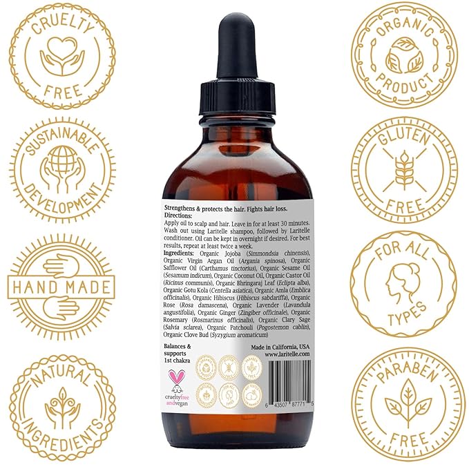 Organic Hair Growth Set | Fertile Roots Shampoo + Conditioner + Leave-In Treatment | Follicle Stimulating Rosemary, Ginger & Clove | Anti-Hair Loss, Strengthening, Nourishing | USA made