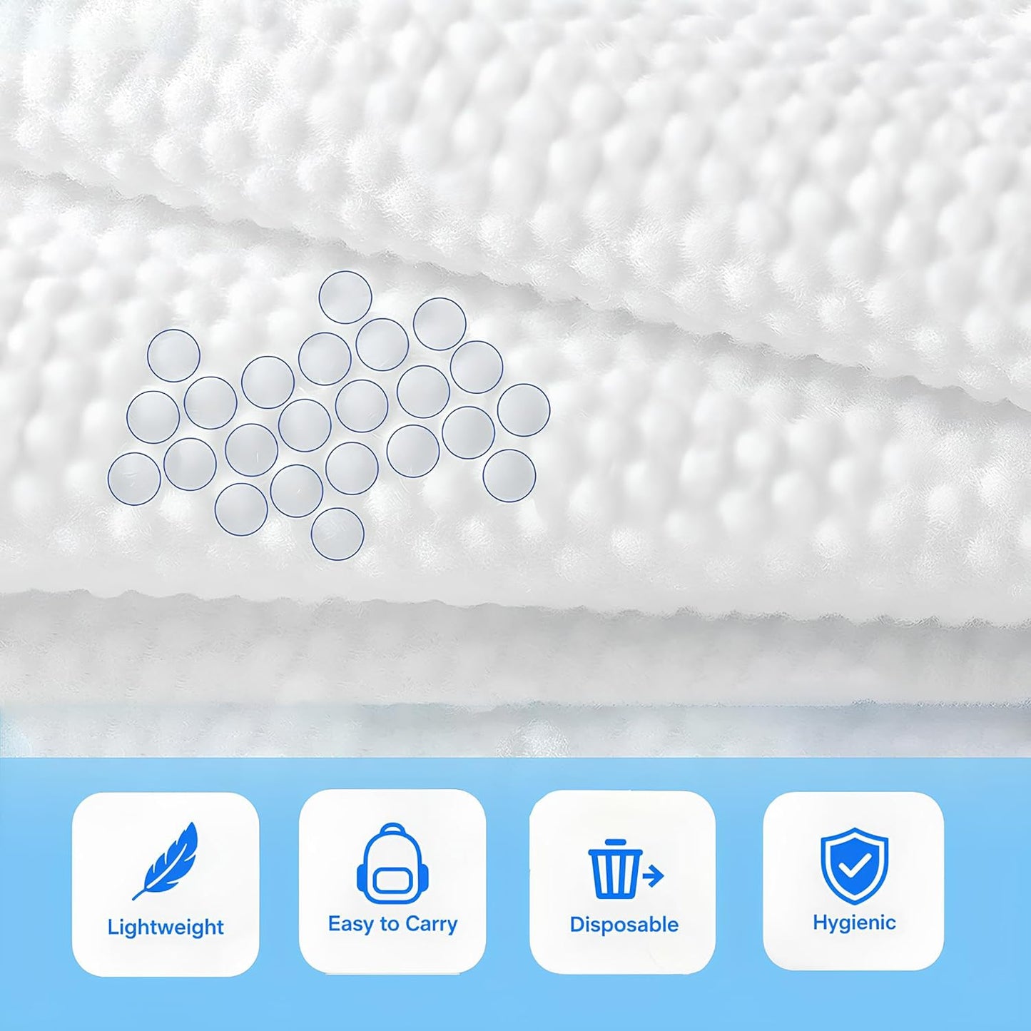 【10-PCS】Travel & Hiking Extra-Large Disposable Compressed Bath Towels，Disposable Bath Towels for Travel - 70×140cm, No Rinse, Quick-Dry, Hygienic & Space-Saving for Camping, Gym & Hotel Use