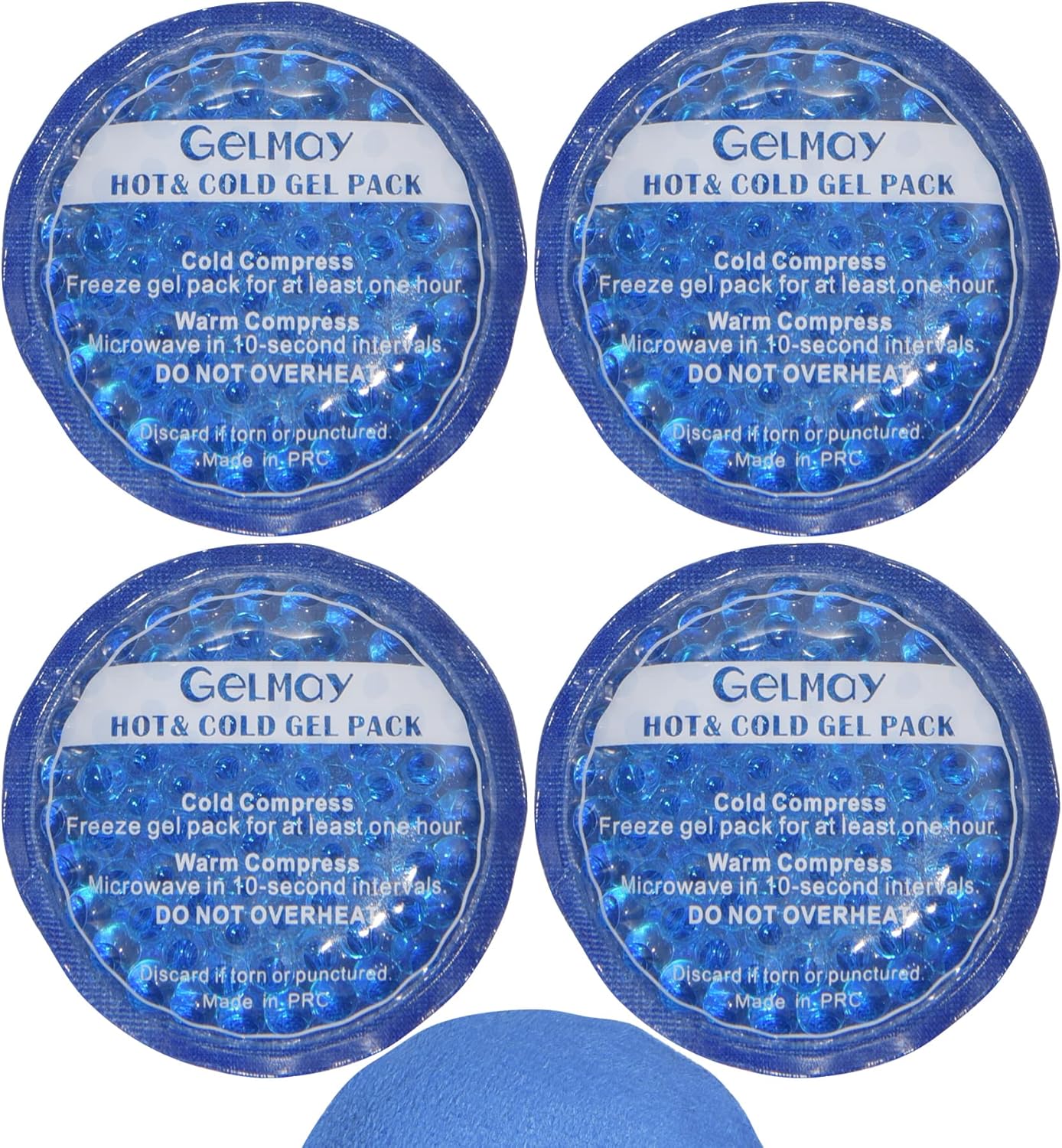 Ice Eye Patches for Puffy Eyes, Cooling Medical Eye Patch Pad Gel Pack Cover Eyepatch Cold Hot Therapy Eye Bags Dark Circles After Surgery Adult Kid (4PCS)