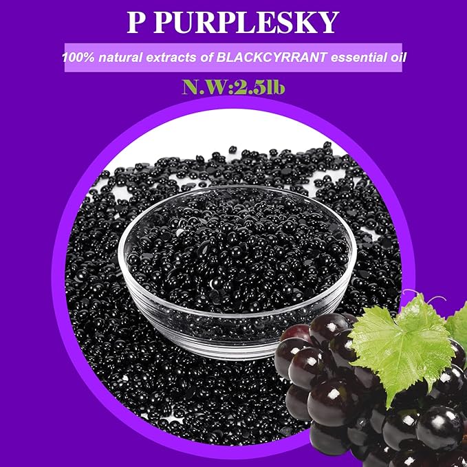 PURPLESKY Painless Wax Beads, 40oz Hard Wax Beads Bulk for Hair Removal, Bikini Wax for Nose Waxing for Leg, Underarm, Eyebrow, Salon Gift Waxness