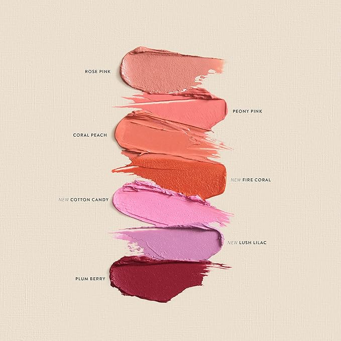 Honest Beauty 2-in-1 Creme Cheek Blush + Lip Color | EWG Verified, Vegan + Cruelty Free | Fire Coral, .1 oz