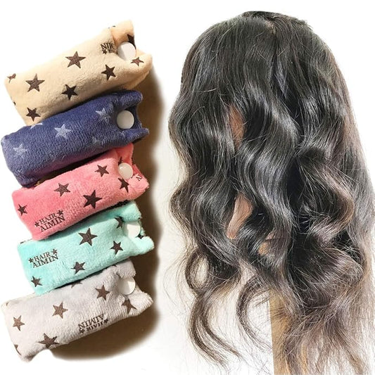 Aimin Hair Heatless Hair Curlers No Heat, Heatless Curls Overnight Blowout Rods, No Heat Hair Curlers To Sleep In, Soft Flexi Rods For Long Hair, Thick Curling Rod Styling Tools (20pcs) …