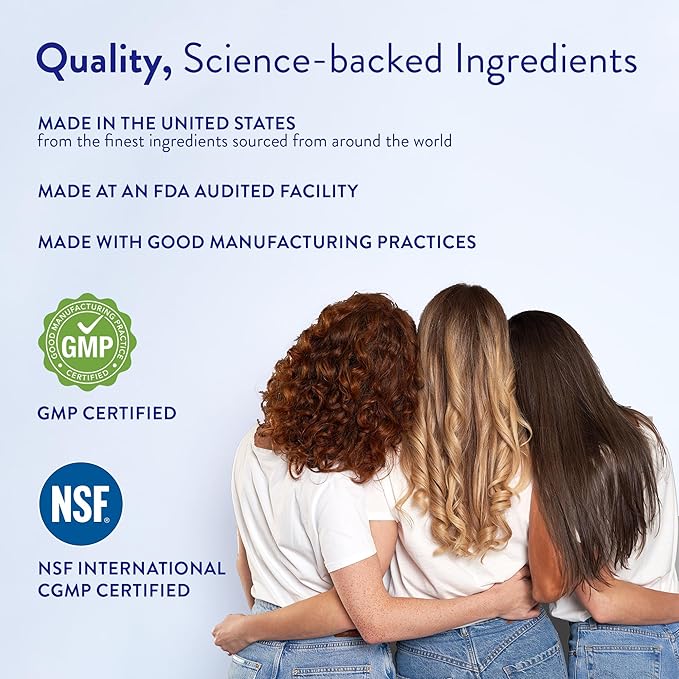 Routine Wellness Hair Growth Supplement - Clinically Proven for Thicker, Fuller Hair - Reduces Wrinkles, Fine Lines - Gluten Free, Ideal for Women & Men with Thinning Hair - 1 Bottle, 30 Day Supply