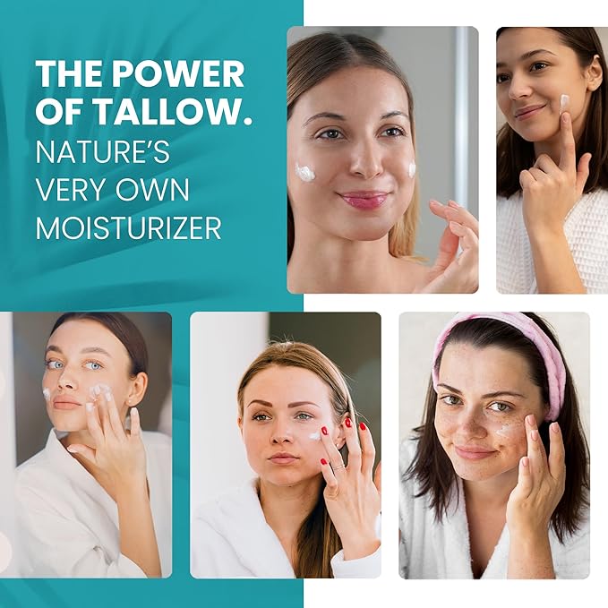 Original Sculpt & Tone Balm Beef Tallow for Skin Women |Grass Fed Beef Tallow and Honey Balm for Face | Under Eye Firming Cream Tightening Lifting Sagging Skin Beef Tallow Moisturizer