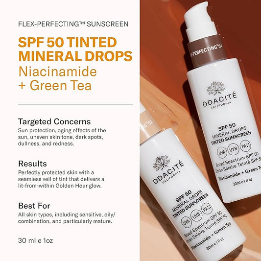 SPF 50 Flex-Perfecting™ Mineral Drops Tinted Sunscreen THREE