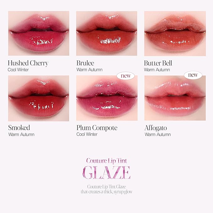 Espoir Couture Lip Tint Glaze #22 Milky Honey 0.14oz | Volumizing Lip Stain with Syrupy Shine | Long-Lasting & Vibrant Color for Radiant Lip Look | Moisturizing & Glossy Lip Tint | Korean Lip Makeup