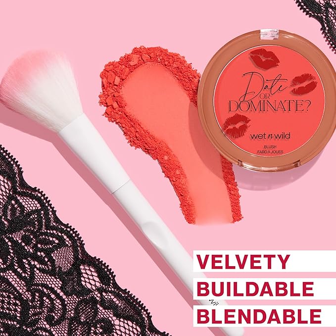 wet n wild Date Or Dominate Blush And Brush Set