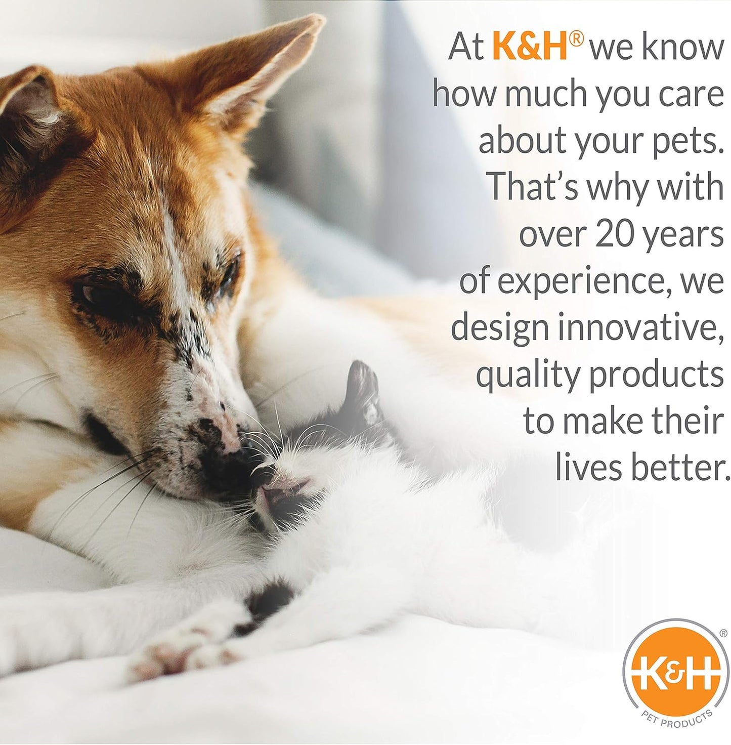 K&H Pet Products Lectro-Kennel Outdoor Heated Pad Deluxe Cover, Fits K&H Lectro-Kennel Large Pads (Heated Pads Sold Separately), Machine Washable Zippered Soft Fleece Cover - 28.5 X 22.5in Gray