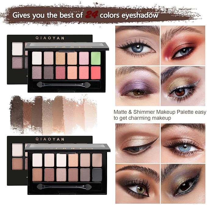 Makeup Set Makeup Kit for Women Full Kit Makeup Sets for Teens Teenagers Eyeshadow Palette Lip Gloss Foundation Mascara Eyeliner Contour Stick Makeup Kits