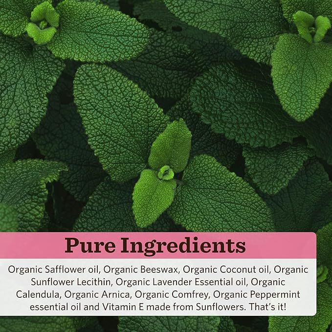 Moon Valley Organics Peppermint Foot Balm – Organic Cooling Foot Rub with Lavender, Arnica and Mint