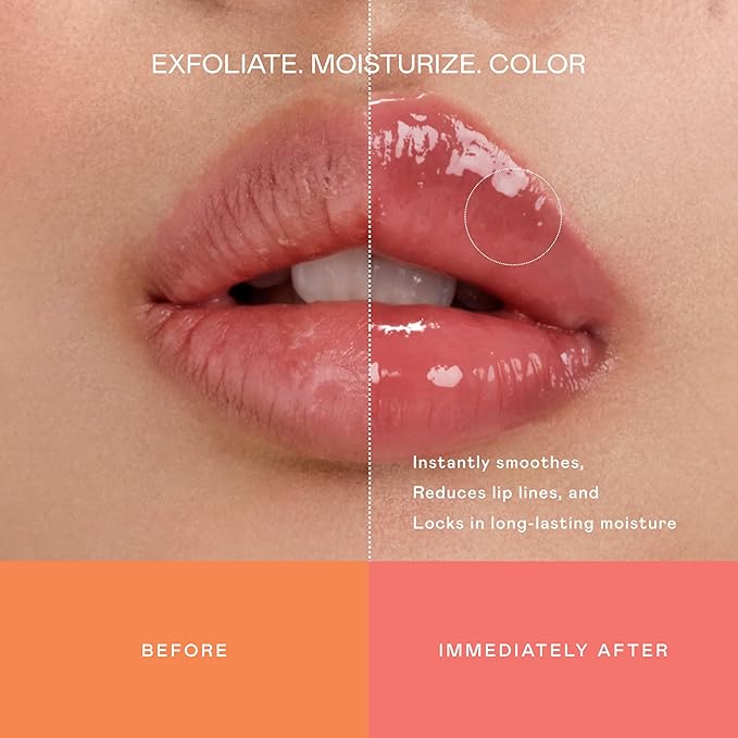 EADEM Le Chouchou Lip Softening Balm, Lip Gloss for Women, Lip Plumper & Lip Mask, Overnight Hydrating & Moisturizing Luxury Lip Balm, 0.5 oz, Butter Mochi