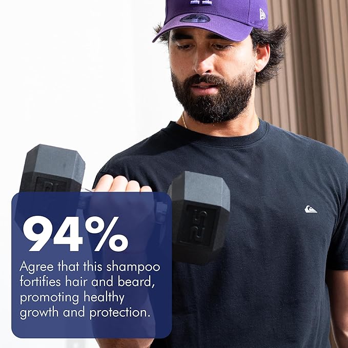 Tree Bottle Argan Oil + Bamboo Extract 3-in-1 Shampoo Bar for Men - For Hair, Beard & Body - Deep Clean, Nourishing & Frizz Control - Natural, Paraben & Sulfate-Free - Made in USA - 4.5oz