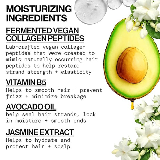 Pacifica Vegan Collagen Leave-In Repair Hair Mask – Leave-In Conditioner Treatment for Dry Damaged Hair, Hydrating Hair Repair Mask to Strengthen, Reduce Breakage & Split Ends Vegan & Cruelty-Free 4oz