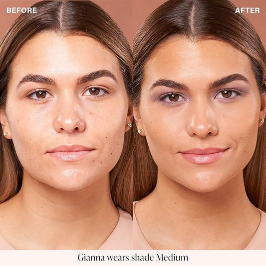 Mally Beauty - The Plush Pen Brightening Concealer Stick - Medium - Hydrating Turmeric, Vitamin E, and Hyaluronic Acid Infused Formula - Medium Buildable Coverage with a Natural, Smooth Finish