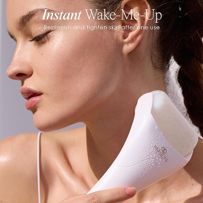 The Ice Roller by Project E Beauty | Cryotherapy Treatment | Facial Massage | Reduce Under Eye Puffiness, Dark Circles | Muscle Soreness Pain Relief Redness