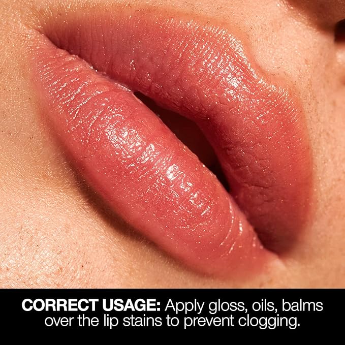 Palladio Lip Stain, Hydrating and Waterproof Formula, Matte Color Look, Longlasting All Day Wear Lip Color, Smudge Proof Natural Finish, Precise Chisel Tip Marker, Orchid