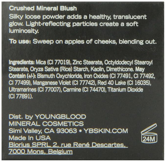 Youngblood Mineral Cosmetics Natural Loose Mineral Blush - Rouge - 3 g / 0.10 oz (Pack of 2)