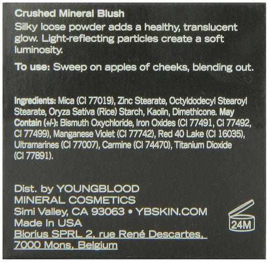 Youngblood Mineral Cosmetics Natural Loose Mineral Blush - Rouge - 3 g / 0.10 oz (Pack of 2)