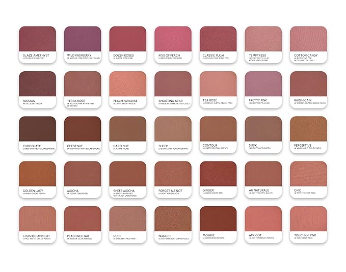 PRIMROSE POWDER BLUSH, Pressed Blush Face Makeup, Buildable Formula, Smooth Finish, Paraben Free, Made in the USA 0.11 oz. (Chocolate)