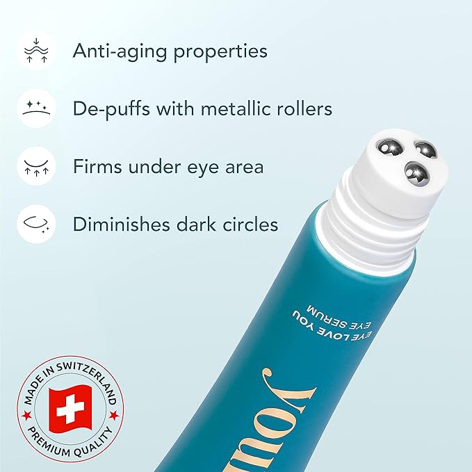 YOURS Eye Serum with Caffeine & Antioxidants | Hydrates and Brightens Under Eye Area | Restores Skin Firmness and Reduces Appearance of Fine Lines