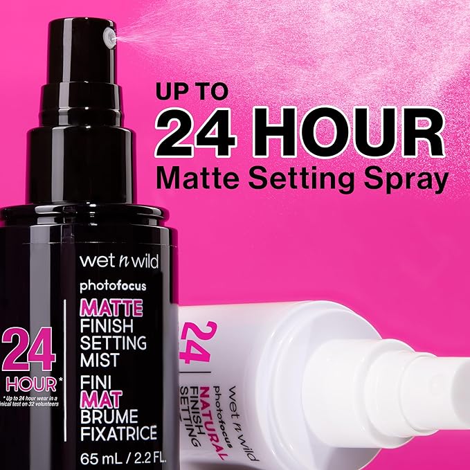 Wet n Wild Photo Focus Matte Finish Setting Mist, Matte - clear