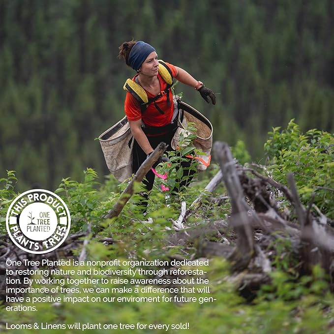 14x22 inch Pillow Form by Looms and Linens with Down Alternative Sham Pillow - USA Made Lumbar Pillow Pack of 1