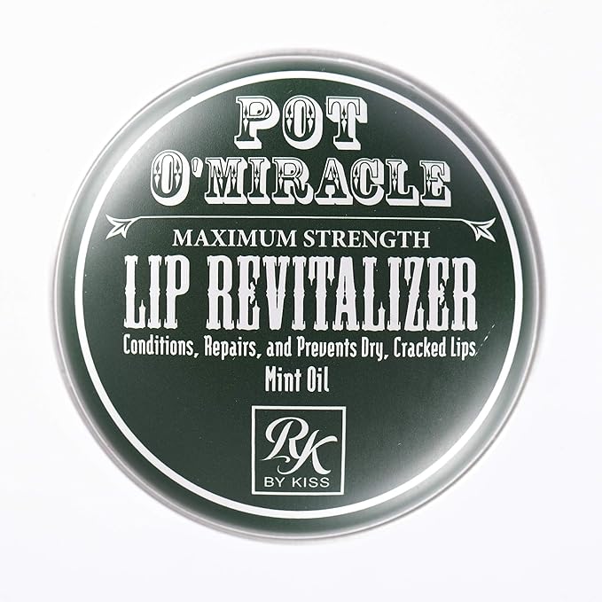 Ruby Kisses Pot O' Miracle Maximum Strength Lip Revitalizer Lip Balm (Mint-6 Pack)