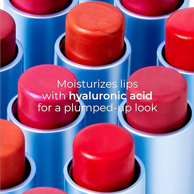 Tinted Lip Balm. Moisturizing Sheer, Buildable Lip Color with Hyaluronic Acid, Vitamin E and Rich Oil, Perfect Revitalizer for Chapped Lips. Beauty Plumper Moisturizer 0.21oz - Rosy Bloom