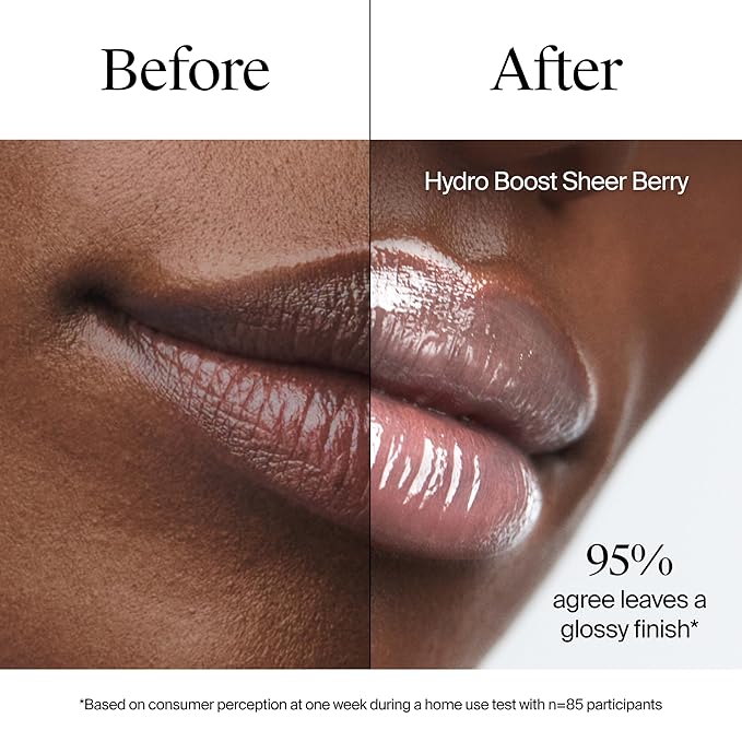 Neutrogena Hydro Boost Hyaluronic Acid Lip Balm, Nourishing Vitamin E Leaves Lips Feeling Hydrated, Sheer Pink Tinted Color with a Sweet Berry Flavor, Sheer Berry, 0.5 oz (Pack of 2)