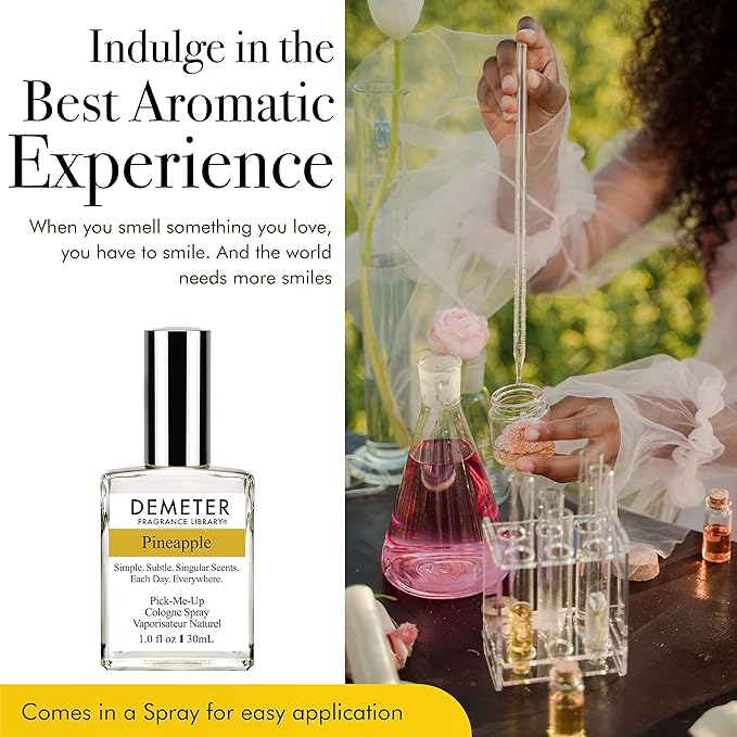 DEMETER Pineapple, 1 oz Cologne Spray, Perfume for Women and Men