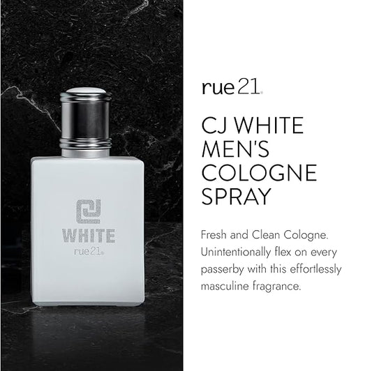 Rue 21 CJ White Men's Cologne Spray - 1.7 fl oz (50 ml)